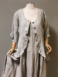 April Jacket in Linen