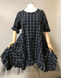 Nicole Slip Rayon Tulle Ruffle