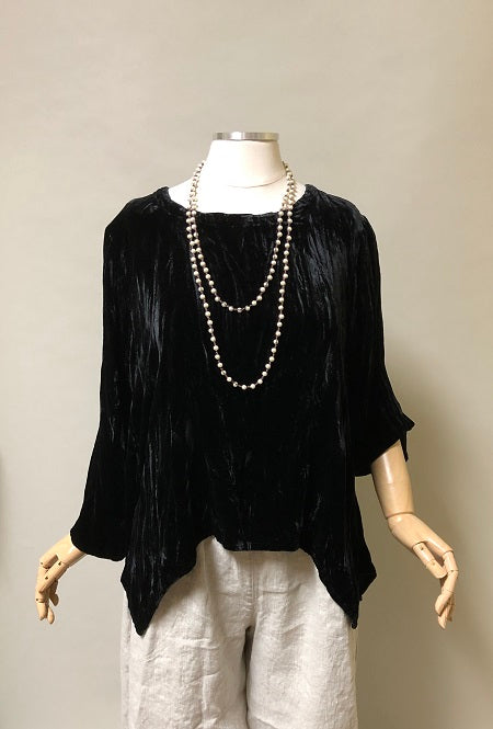 Crop Simple Tee Velvet