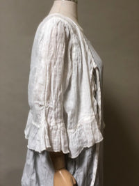 Victorian Over Jacket in Linen Gauze