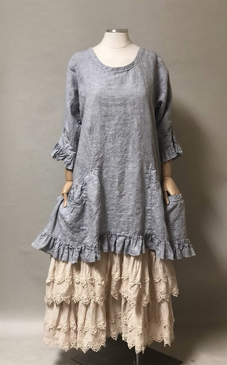Tea Dress in Linen, USA