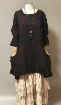 Tea Dress in Linen, USA