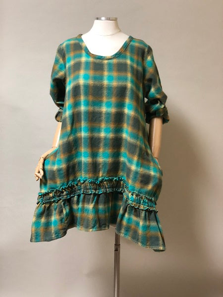 Nicole Top in Flannel