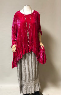 Butterfly Top Long Velvet