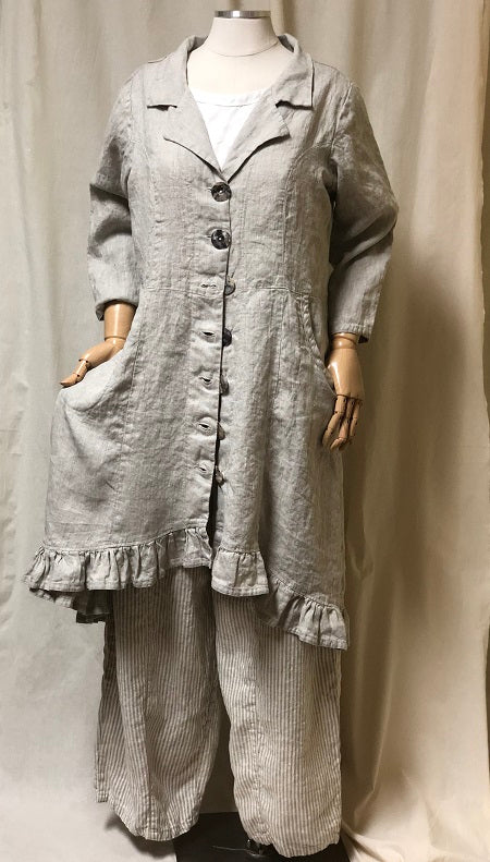 Lila Coat, Linen