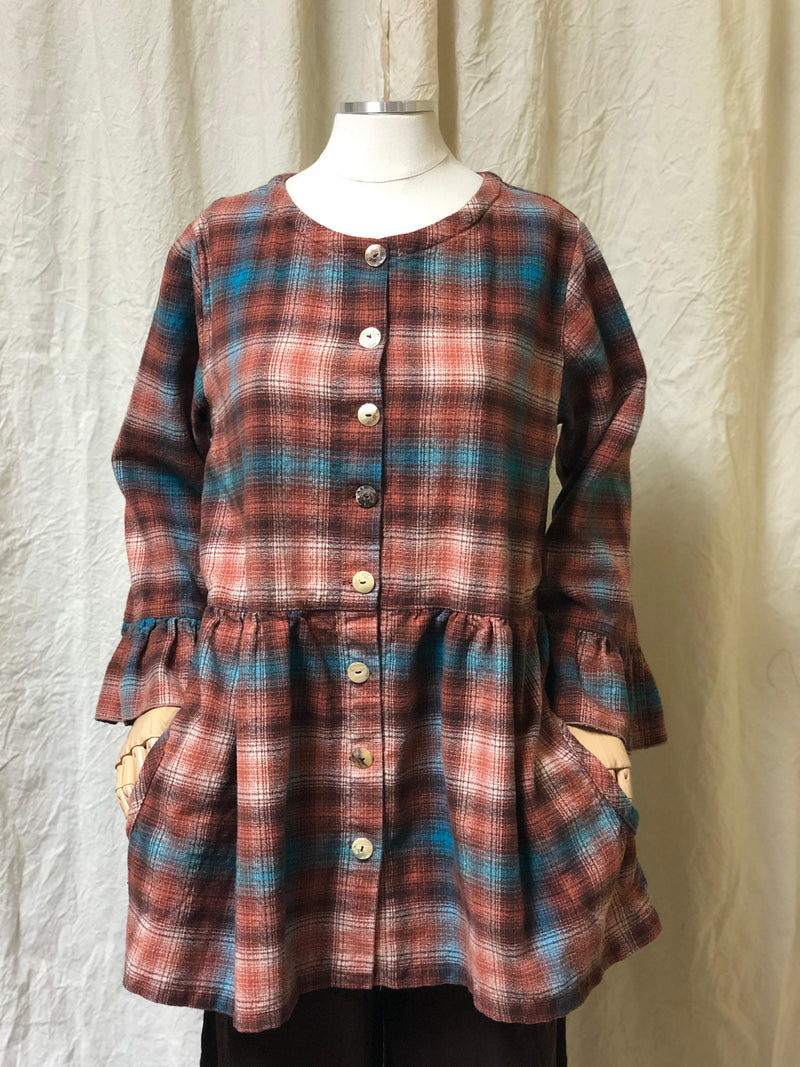Graciela Top in Flannel