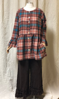 Graciela Top in Flannel