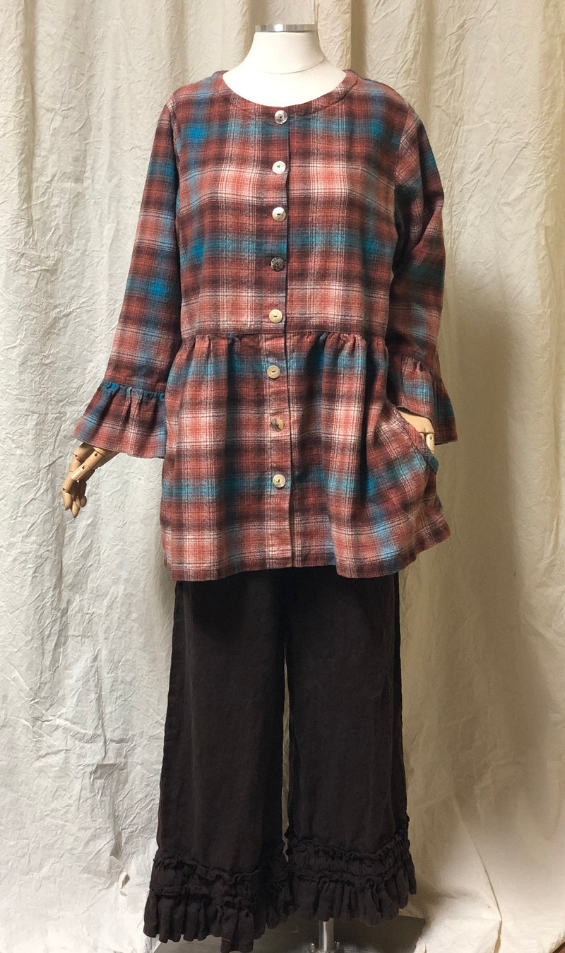 Graciela Top in Flannel