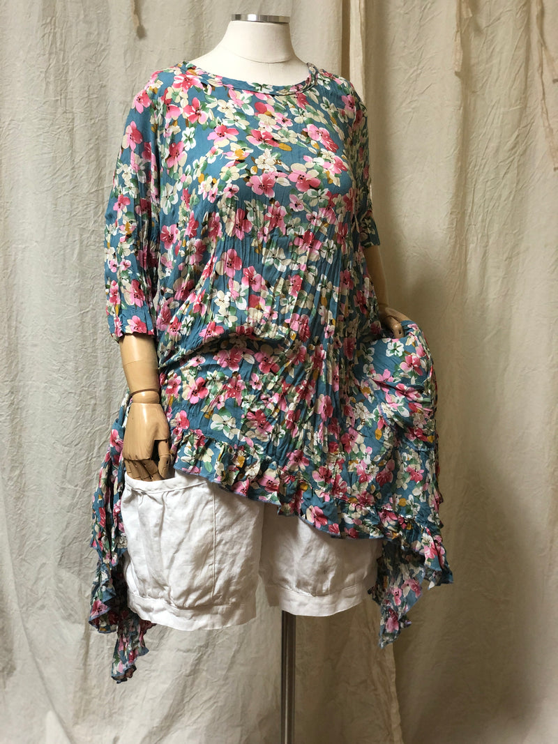 Flutter Top Rayon Floral