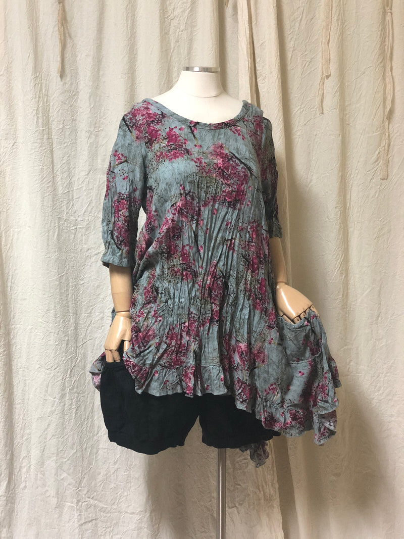 Flutter Top Rayon Floral