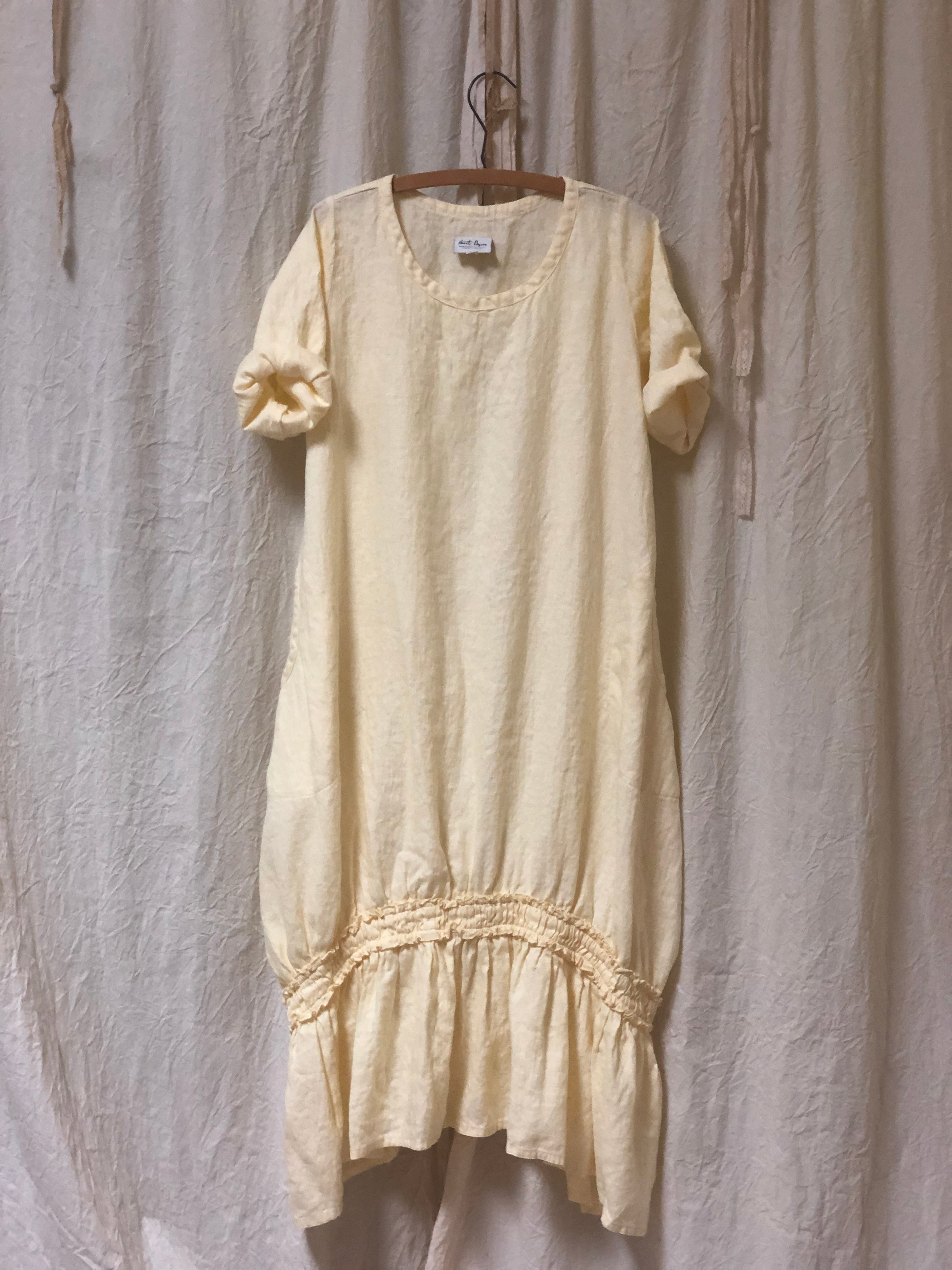 Boho Midi Dress - Sybil Dress Linen, USA – Heart's Desire Clothing