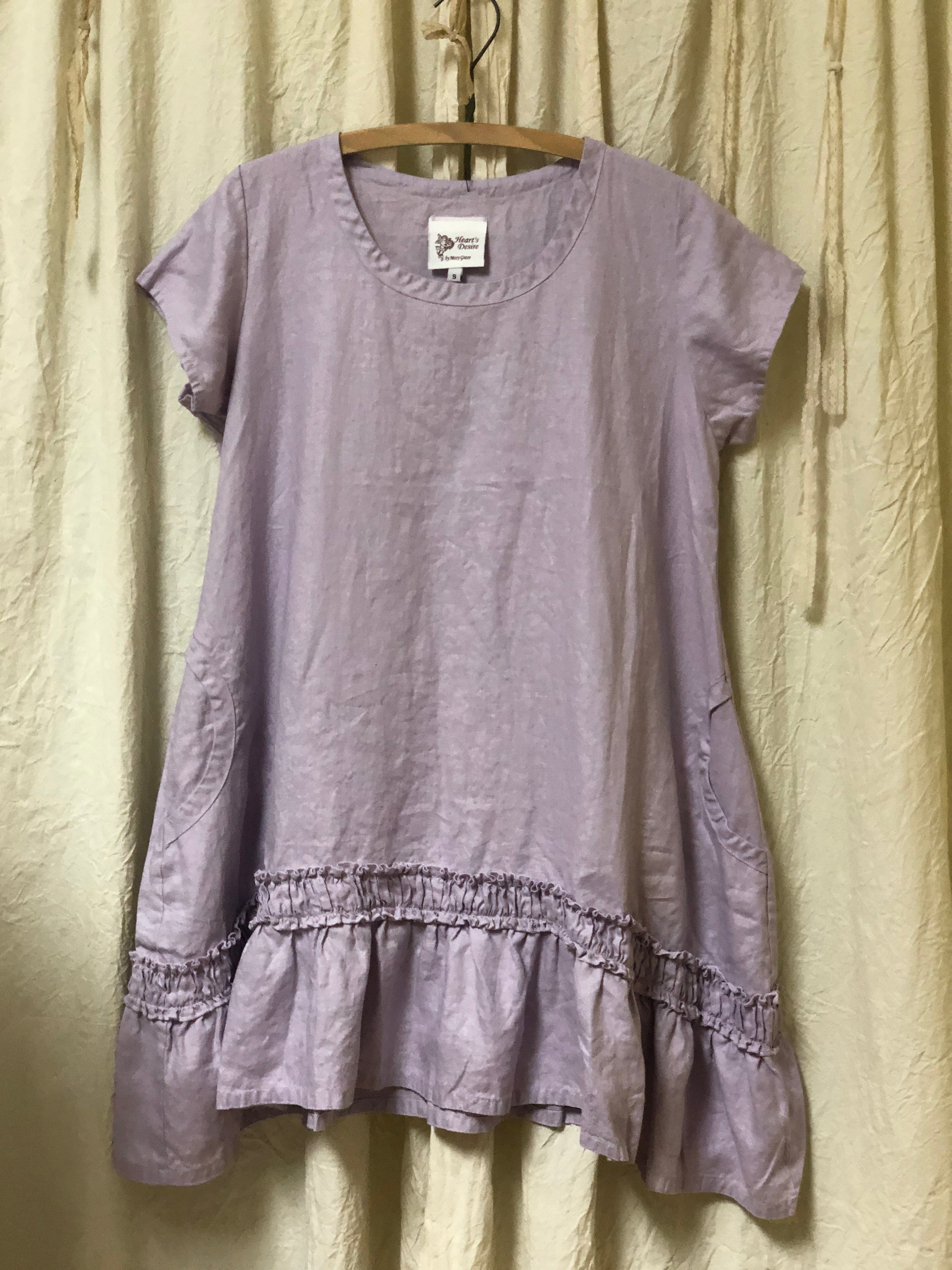Nicole Top Linen Cap Sleeve