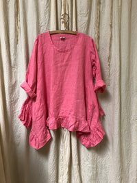 Butterfly Top Long, Linen