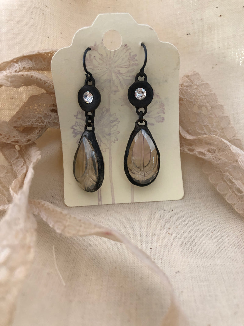 Crystal Drop Earrings