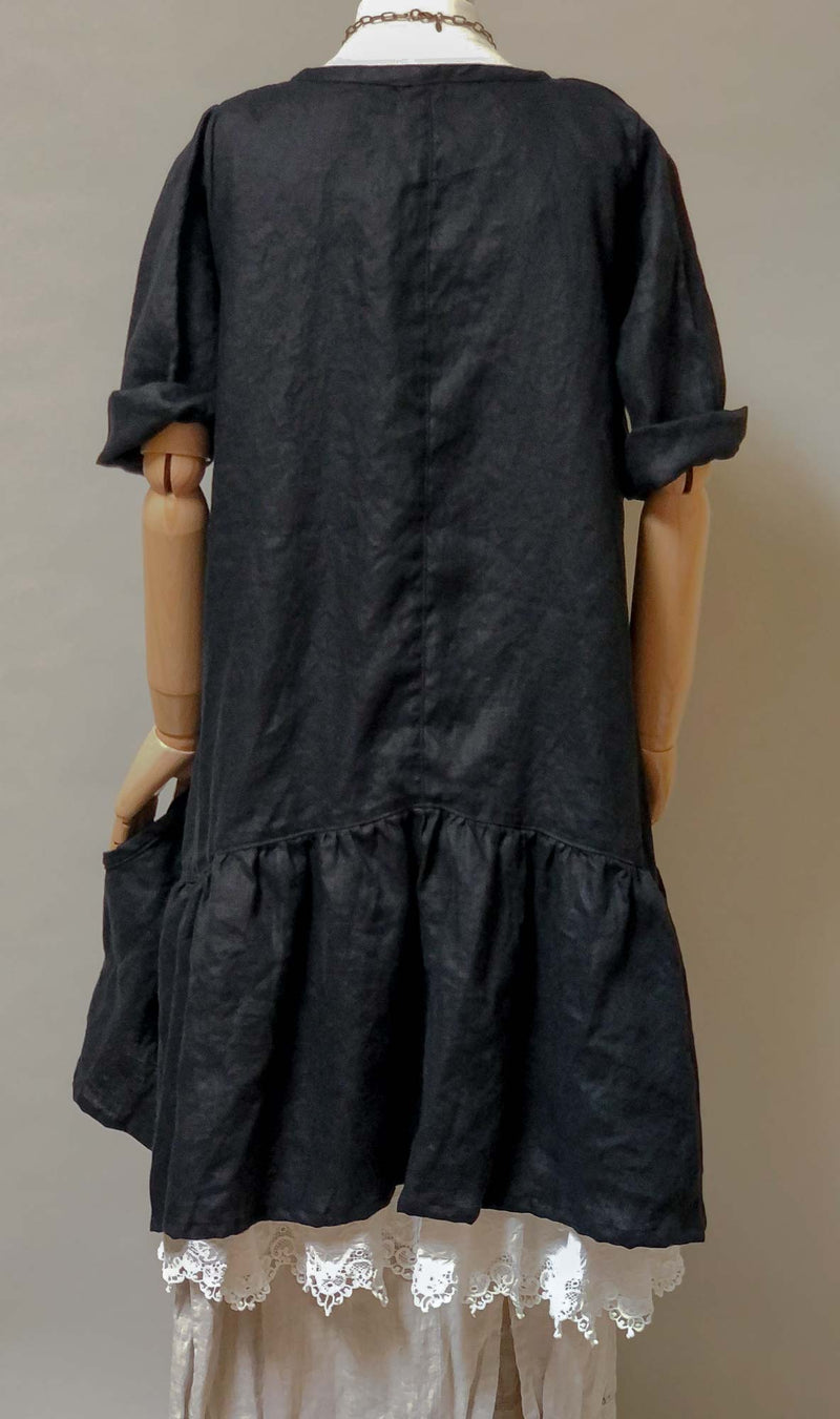 Cordelia Dress Top, Linen – Heart's Desire Clothing