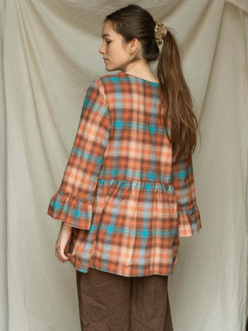 Graciela Top in Flannel