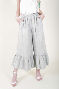 Boutique Wide Leg Linen Pants from Heart's Desire Clothing Janis Pant in Linen, USA