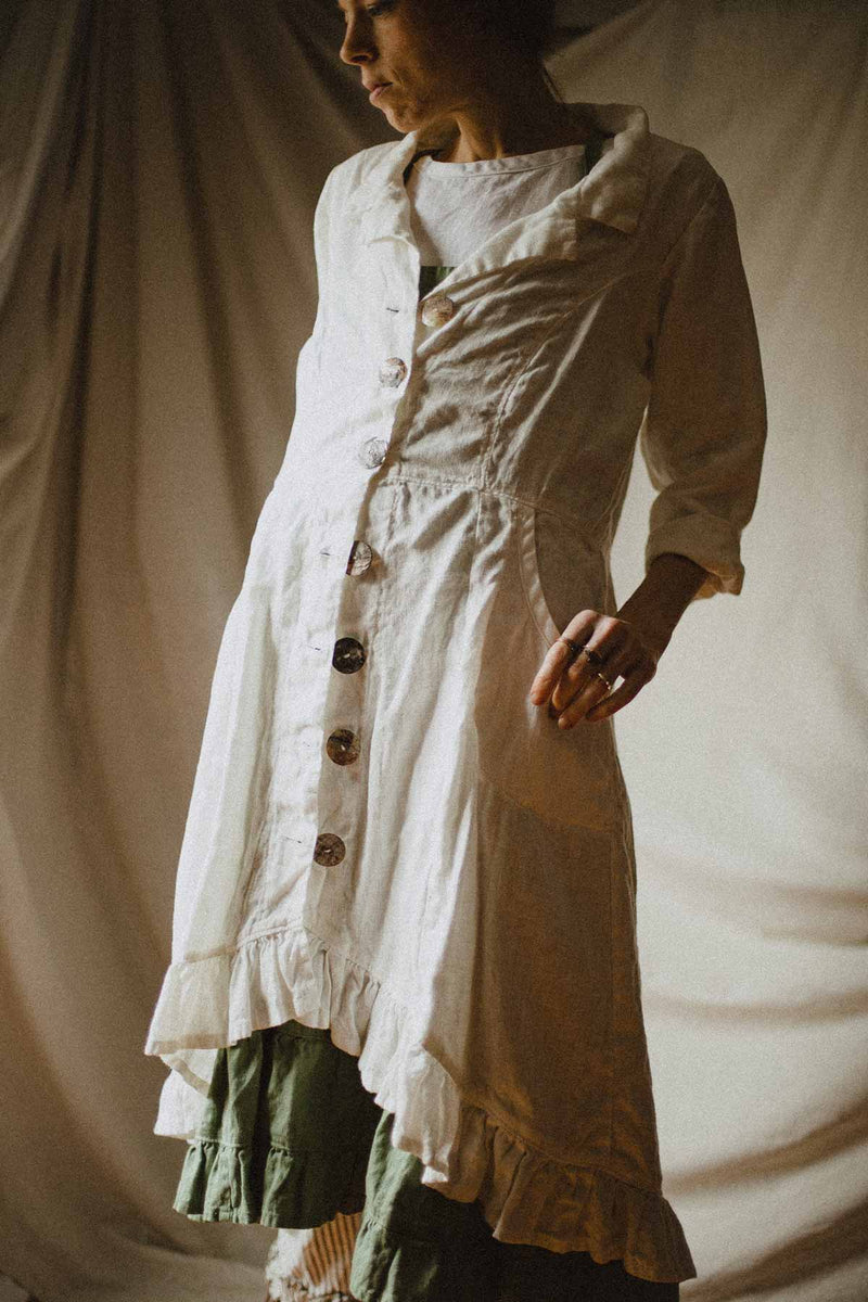 long lightweight linen jacket