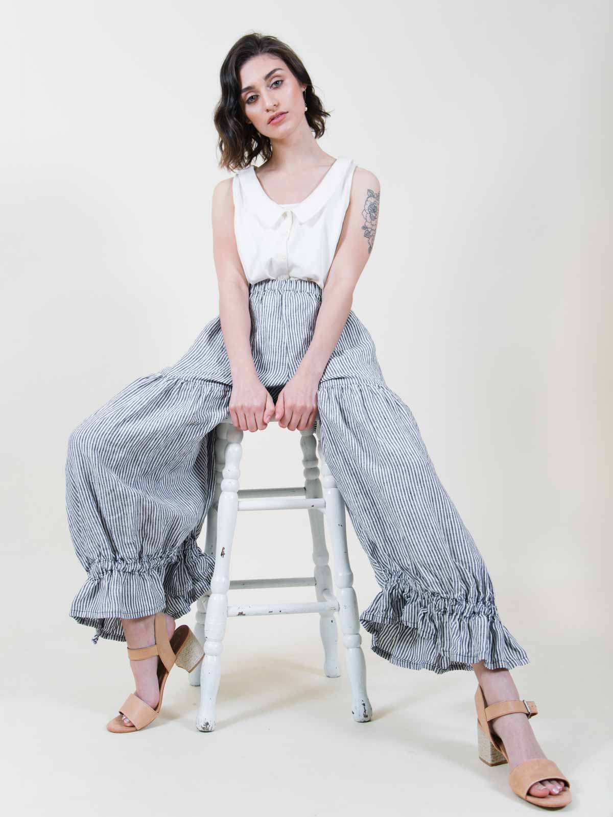 Jasmine Pant in Linen – Heart's Desire Clothing