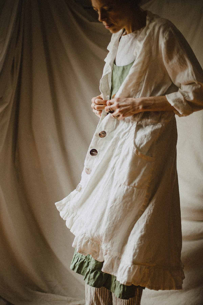 Lila Coat, Linen