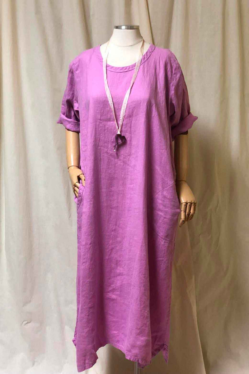 Simple Dress in Linen