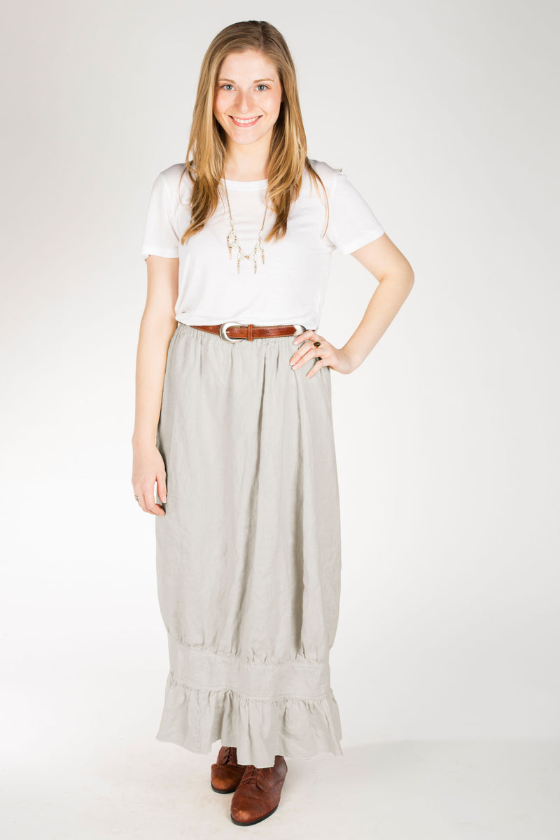 Janis Skirt in Linen, USA