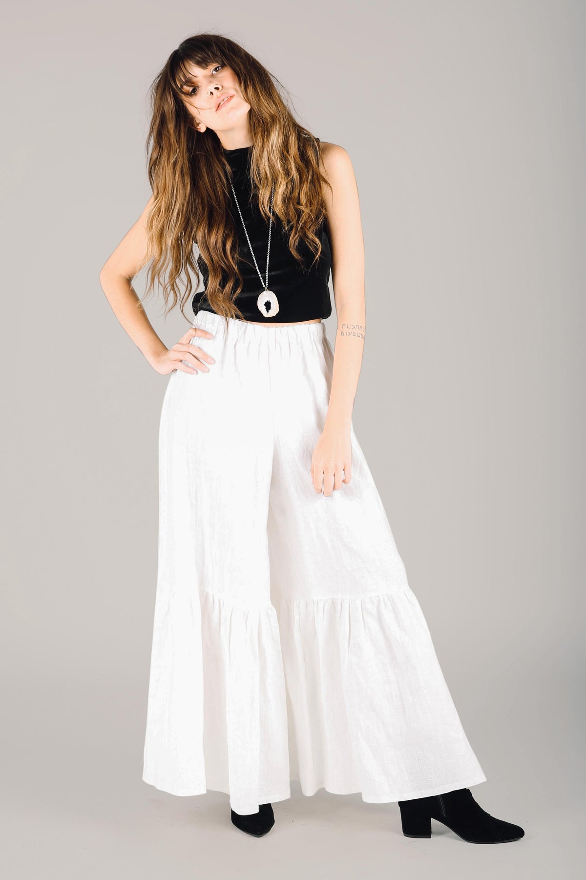 Wide Leg Linen Pants Ashbury Pant in Linen