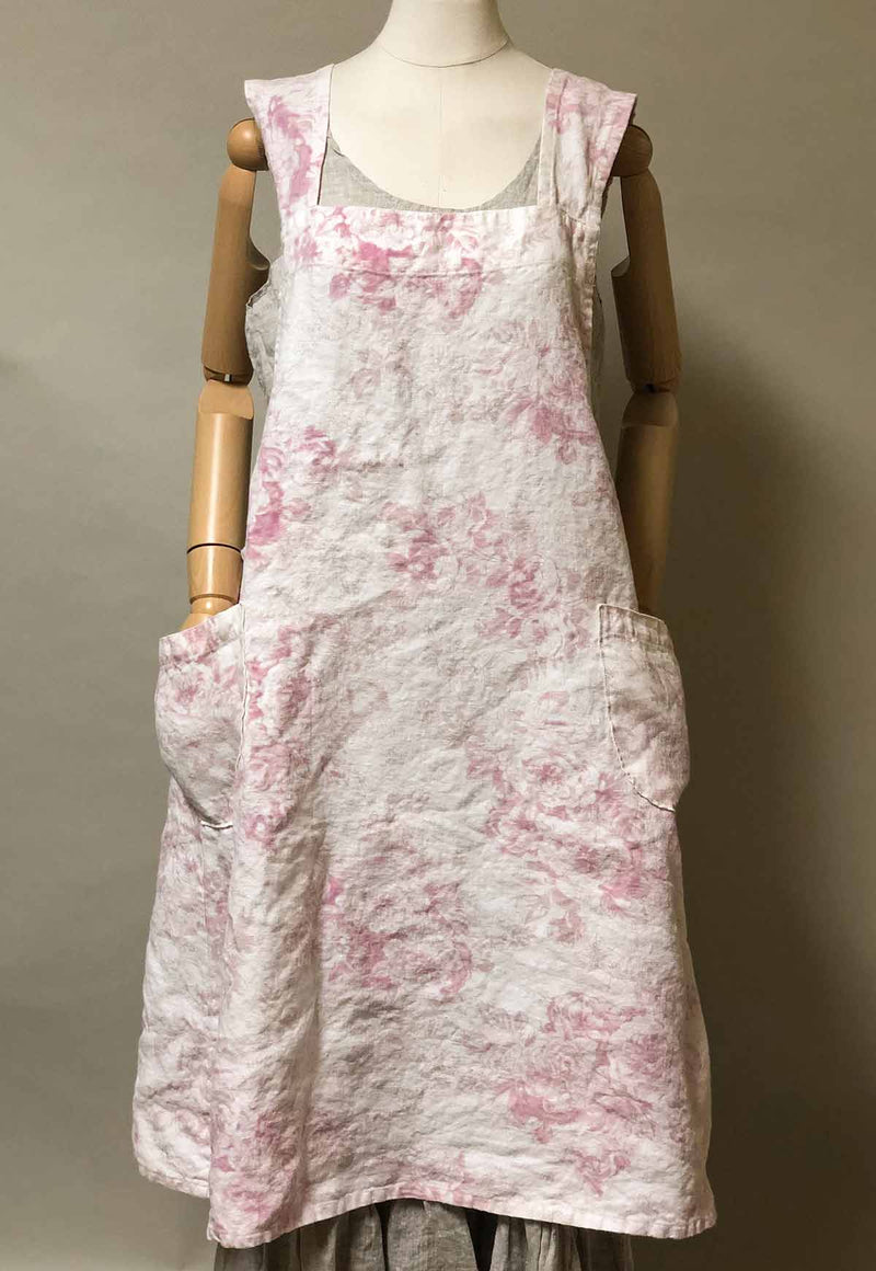Liza Apron Shabby Chic Linen