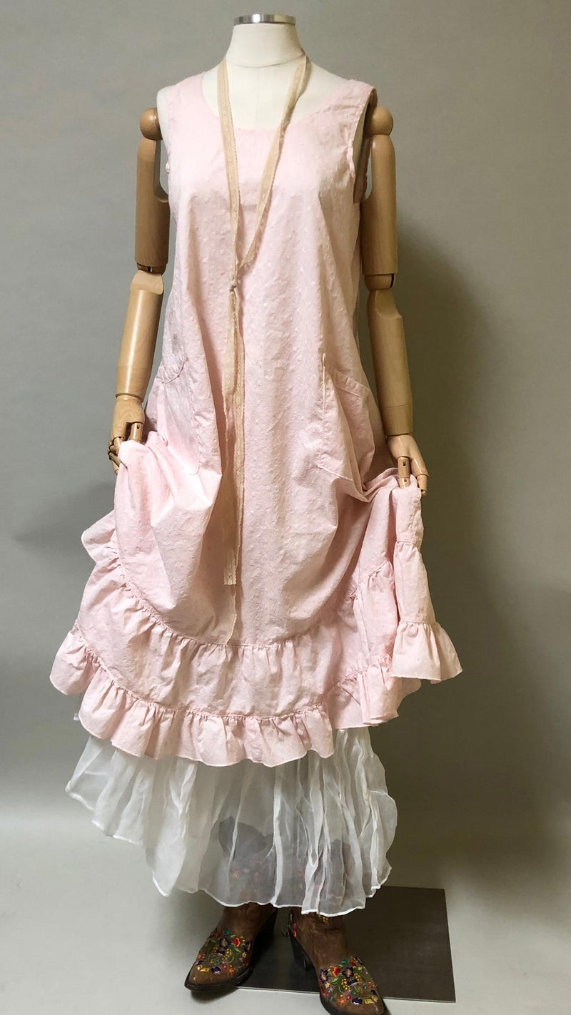 Tessa Slip Dress Embroidered Cotton