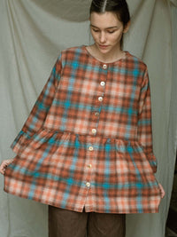 Graciela Top in Flannel