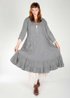 Prairie Dress Linen 3/4 sleeve