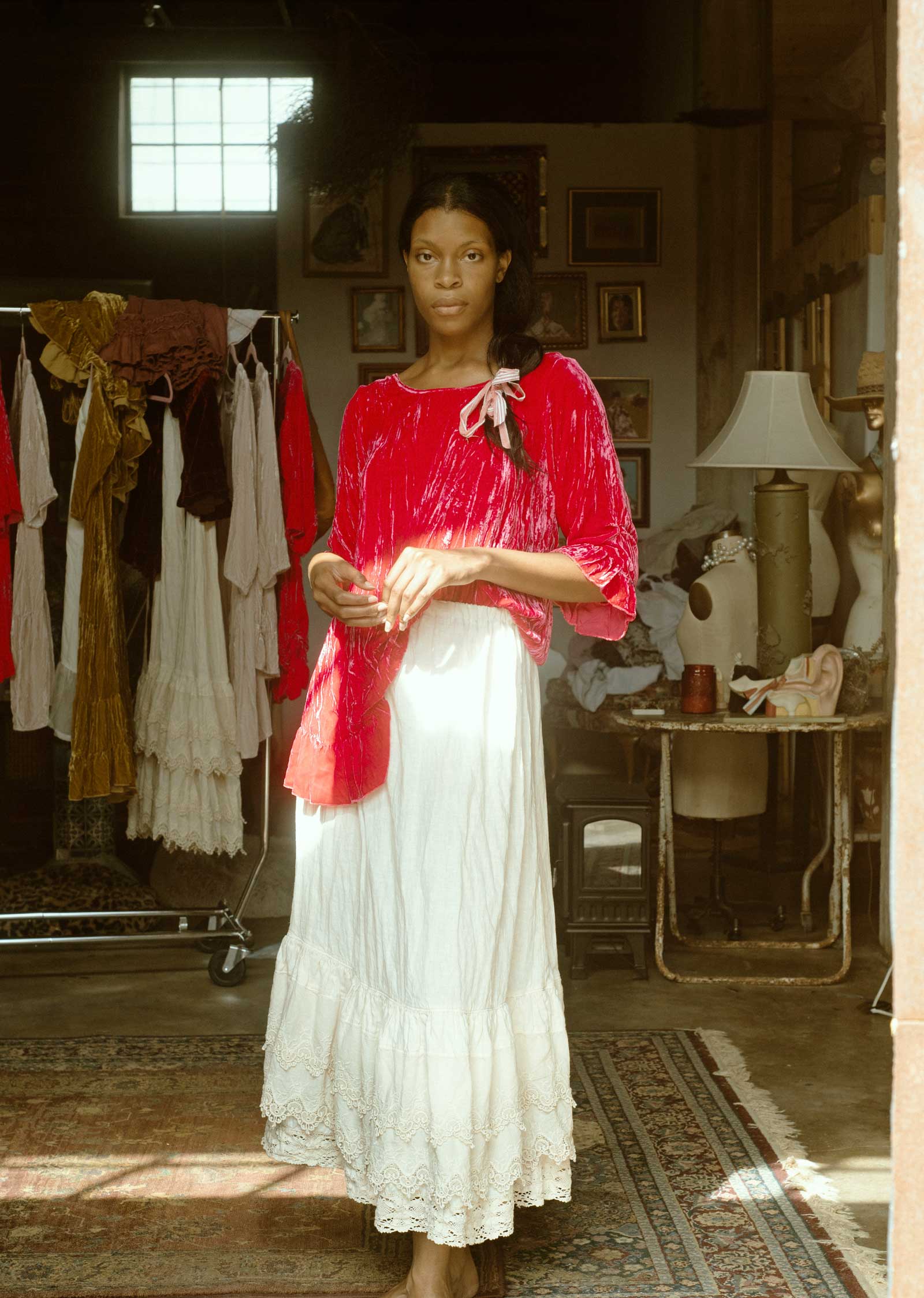 eleven. 2nd リネンシルク　slip over eleven. 2nd リネンシルク slip over