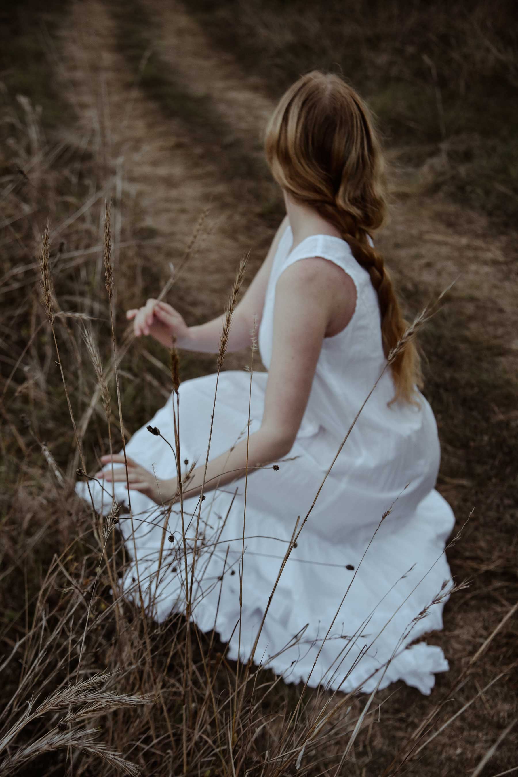 cottage core linen dress Cottagecore Dress