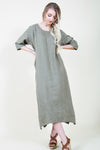 Minimal linen dress ethically made Simple Dress in Linen