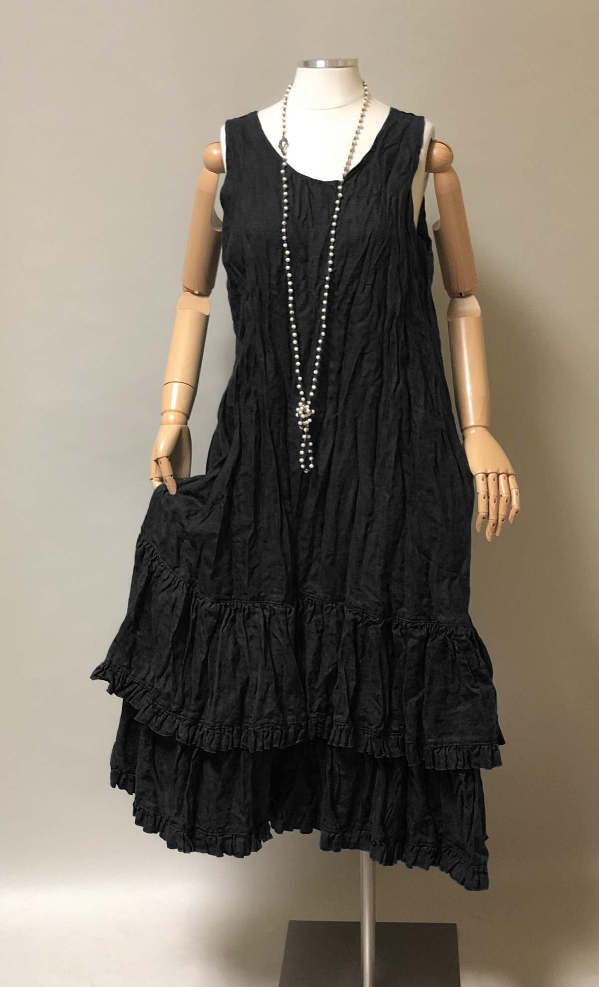 Petal Slip Dress Short in Linen, USA – Heart's Desire Clothing