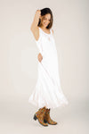 Shabby Chic Fashion Tessa Slip Linen with Lace Trim
