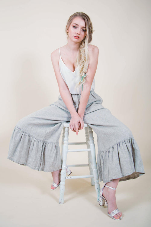 Wide Leg Linen Pants from Heart's Desire Clothing