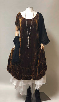 Wrap Scarf Crinkle Silk Chiffon